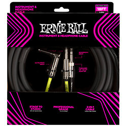 6411 Câble pour instrument et casque Ernie Ball