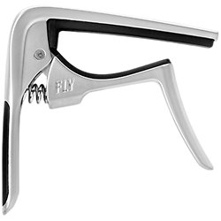 63CSC Capodastre Trigger Fly Satin Chrome Dunlop