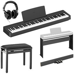 Pack P-145 BT + Meuble + Pédales + Banquette + Casque Yamaha
