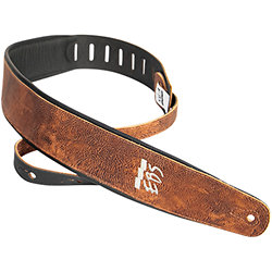 Stained Leather Strap Brown EBS