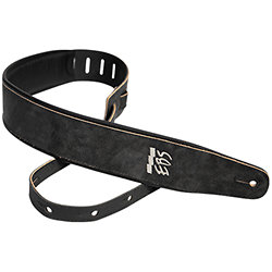 Stained Leather Strap Black EBS