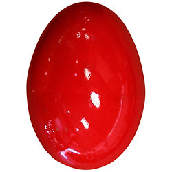 Shakers œufs en bois rouge Tanga