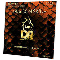Dragon Skin+ Quantum Nickel electric guitar Medium 10-52 DR Strings
