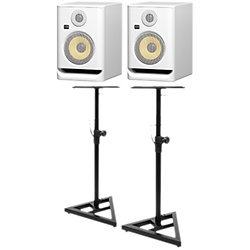RP5 G5 White (La paire) + Supports Hauts Krk