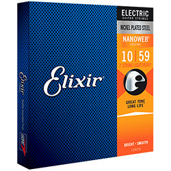 12074 Electric Nanoweb 7 cordes Light Heavy 10-59 Elixir
