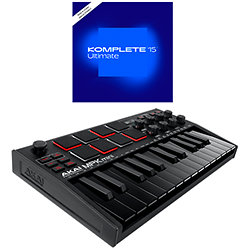 MPK Mini Mk3 Black + Komplete 15 Ultimate upgrade Akai