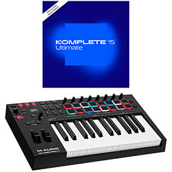 Oxygen Pro 25 + Komplete 15 Ultimate upgrade M AUDIO