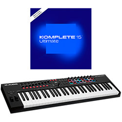 Oxygen Pro 61 + Komplete 15 Ultimate upgrade M AUDIO
