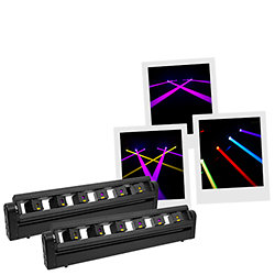LASER Bar 6X400 RGB (la paire) Evolite