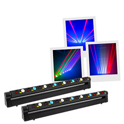 LASER Bar 8X500 Red (la paire) Evolite