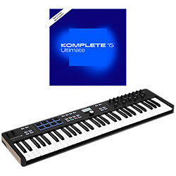 KeyLab Essential MK3 61 Black + Komplete 15 Ultimate upgrade Arturia
