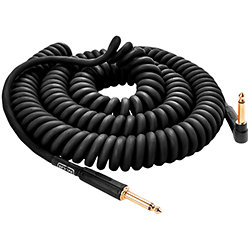 DCICB30R Câble Coil 9 m droit/coudé Black MXR