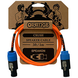 Câble HP 90 cm speakon/speakon Orange
