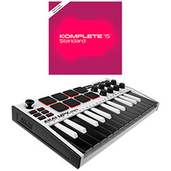 MPK mini MK3 White + Komplete 15 Standard Upgrade Akai