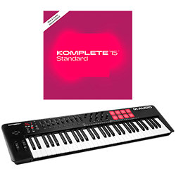 Oxygen 61 MKV + Komplete 15 Standard Upgrade M AUDIO