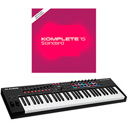 Oxygen Pro 61 + Komplete 15 Standard Upgrade M AUDIO
