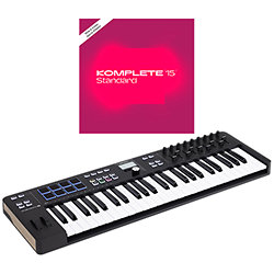 KeyLab Essential MK3 49 Black + Komplete 15 Standard Upgrade Arturia