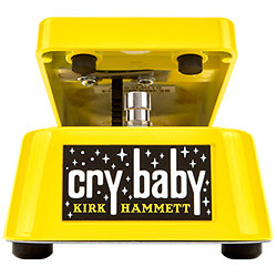 KH95Y Kirk Hammett Signature Cry Baby Wah Yellow Sparkle Limited  Edition Dunlop