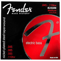 8250M Bass Strings Nickel Plated Steel Taperwound Long Scales 045-110 Fender