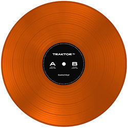 Traktor Control Vinyl Orange Transparent Native Instruments