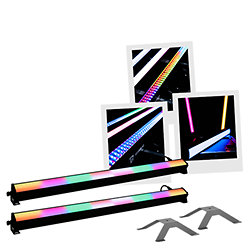 Pack Skybar v3 + Stands (la paire) BoomTone DJ
