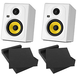 Kreate 5 White + Monisoft (La paire) Krk