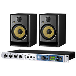 Pack Fireface UFX III + Rokit RP8 G5 (la paire) Rme