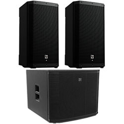 Pack ZLX-12P-G2 (la paire) + Caisson de basse ETX 18SP Electro-Voice