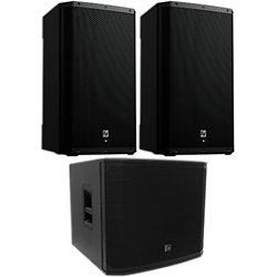 Pack ZLX-15P-G2 (la paire) + Caisson de basse EKX-18SP Electro-Voice