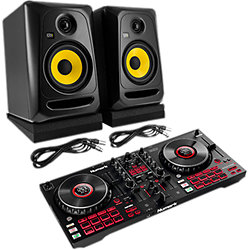 Pack Mixtrack Platinum FX + Enceinte Classic 5 (la paire) Numark