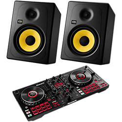 Pack Mixtrack Platinum FX + Enceinte Kreate 8 (la paire) Numark