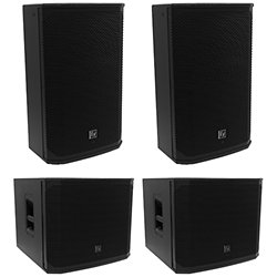Pack EKX 12P (la paire) + Caisson de basse EKX 15SP (la paire) Electro-Voice
