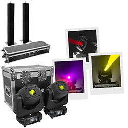 Evo Spot 100-CR Set + TOT 200-R Black Set Evolite
