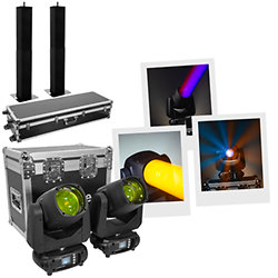 Evo Beam 100-CR Set + TOT 200-R Black Set Evolite
