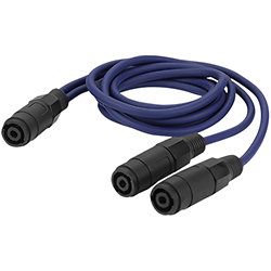 Neutrik NL4FXX-W-S Speakon stekker 4p - Bekabeling op Maat
