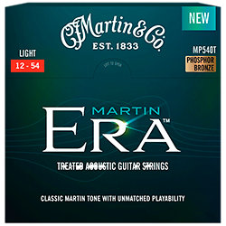 MP540T Light 12-54 Martin Era Treated Acoustic Guitar Strings Martin Strings