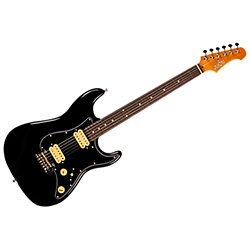 Squier by FENDER Hello Kitty Stratocaster - Black - Guitare forme