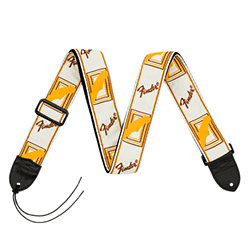 Sangle Monogrammed Jaune Fender