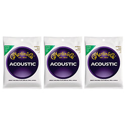 Acoustic M170PK3 Extra Light 10-47 Pack de 3 Martin Strings