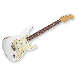 white road worn strat