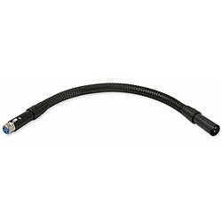 XLR Gooseneck 40 cm BLACK Dap