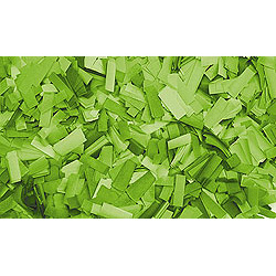Confettis Rectangle 55 x 17mm Verts Clairs Showtec