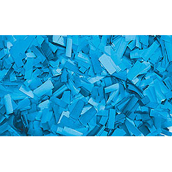 Confettis Rectangle 55 x 17mm Bleus Clairs Showtec