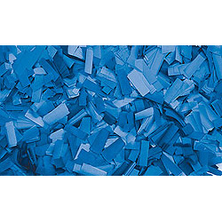 Confettis Rectangle 55 x 17mm Bleus Showtec