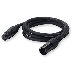 Plugger 10m Black XLR 3-Pin Cable - Male to Female : Musical  Instruments