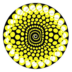 Slipmats Balls Yellow Zomo