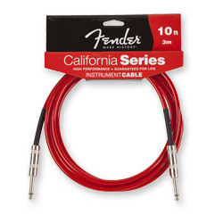 Câble Instrument 3 M Candy Apple Red Fender