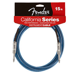 Câble Instrument 6M Lake Placid Blue Fender