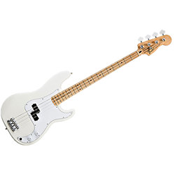 fender p bass arctic white