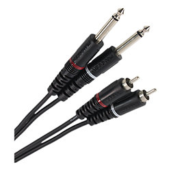 Câble Bretelle RCA Mâle - Jack Mâle Mono 3m Easy Plugger